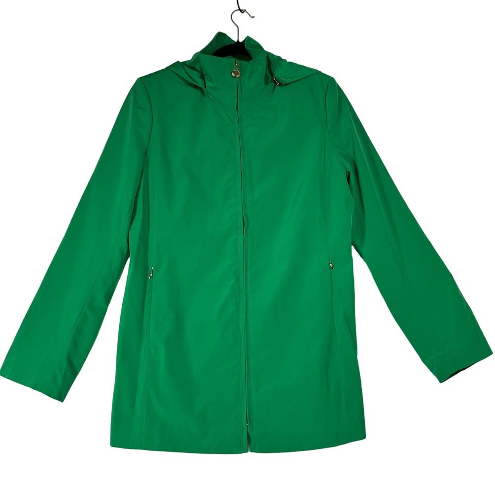 Calvin Klein Lightweight Green Parka Jacket Sz M Streetwear Modern Utility
